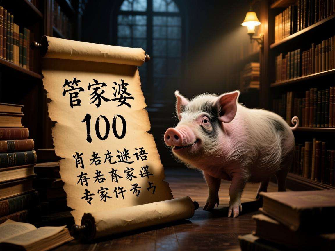 管家婆100谜语出自哪里 肖猪专家解析骗局揭秘