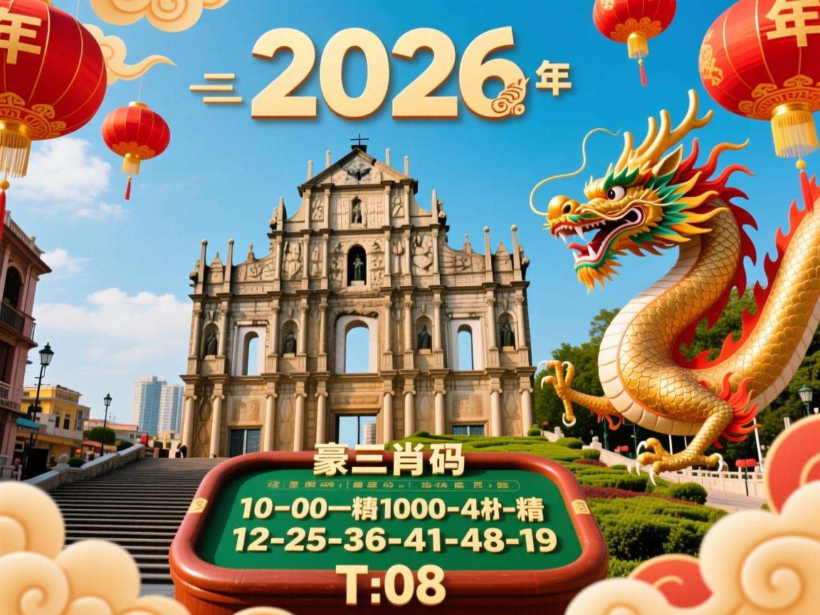 2026龙年大三巴一肖一码1000精准分析资料更新含12-25-36-41-48-19 T:08